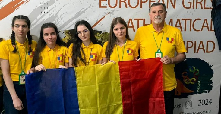 România a obținut aur și argint la Olimpiada Europeană de Matematică pentru Fete
