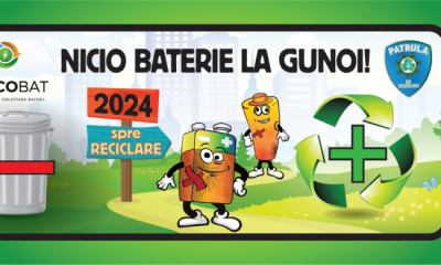 „Nicio baterie la gunoi”, concurs de educație pe teme de mediu pentru elevi